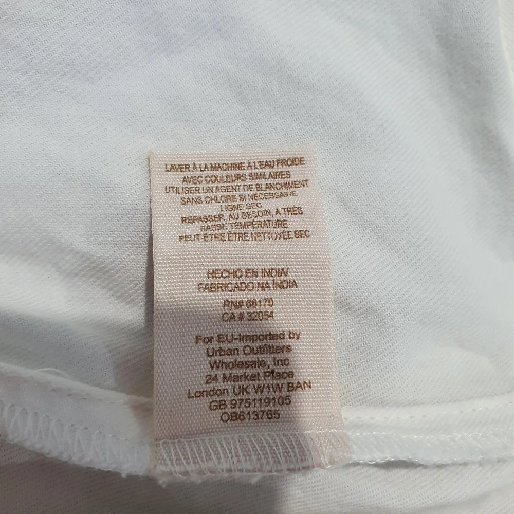 Free People Fleur Du Jour Cream Embroidered Dress. - Picture 7 of 7